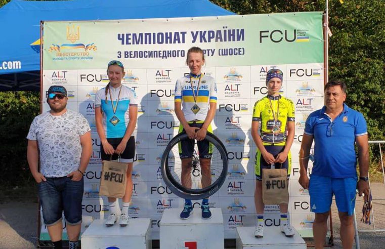 Червоноградка виборола друге золото чемпіонату України з велосипедного спорту на шосе