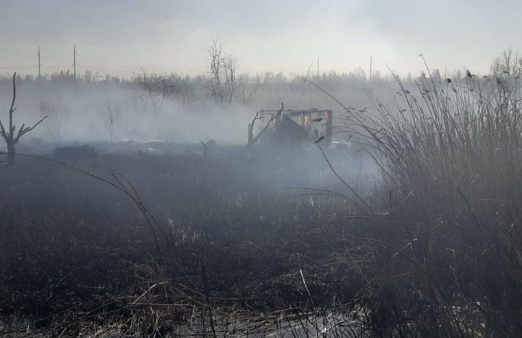 У Червонограді внаслідок спалювання сухої трави згоріло 10 дерев’яних дачних будинків