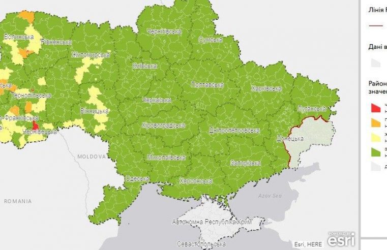 У перші дні серпня на Сокальщині зафіксували 4 випадки COVID-19. Район у “зеленій” зоні