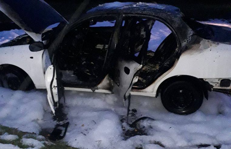 У Червонограді в неділю згоріла автівка