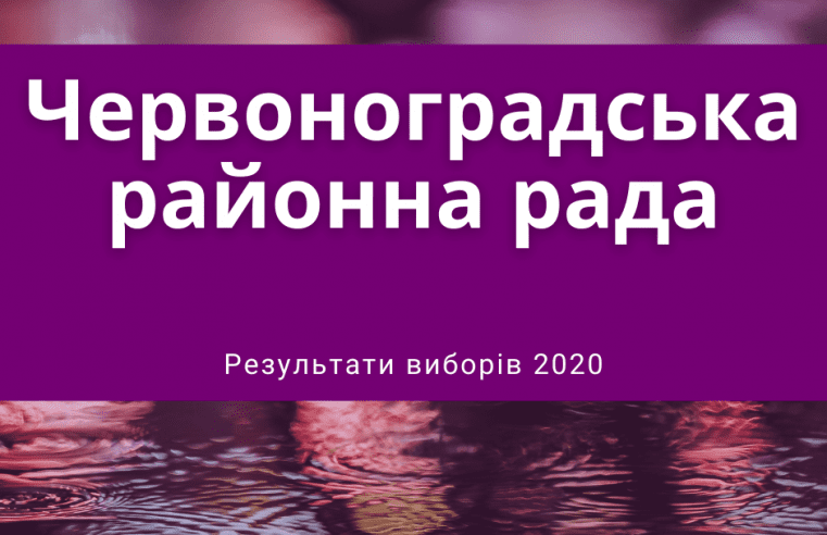 Кого обрано депутатами Червоноградської районної ради – результати виборів 2020