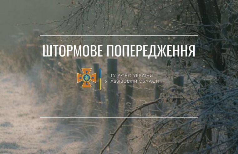 Пориви вітру, хуртовини, ожеледиця – рятувальники попереджають про погіршення погодніх умов