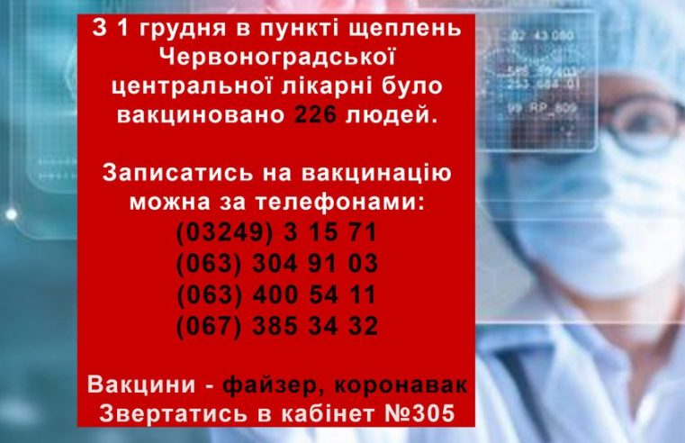 Відтепер вакцинуватися можна також у Гірнику, Острові та Сільці