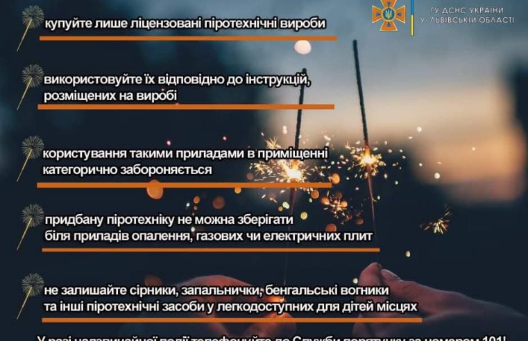 Піротехніка на свята: як обирати та безпечно використовувати