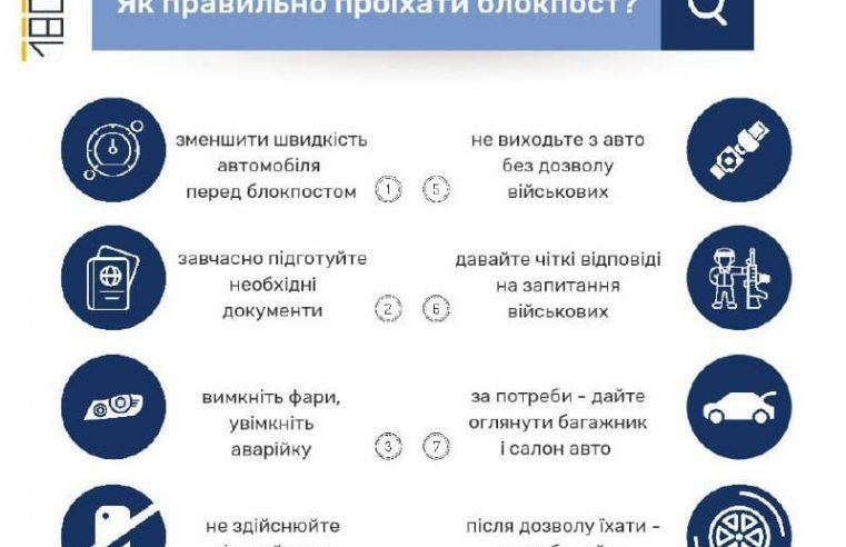 Як поводитися на блокпостах?